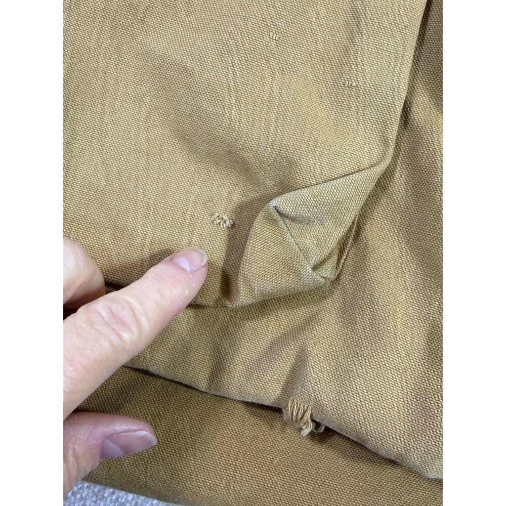 Duxback Men Medium Tan Hunting Zip Front Vest Outdoor Field Shooting Sportswear - Picture 5 of 10